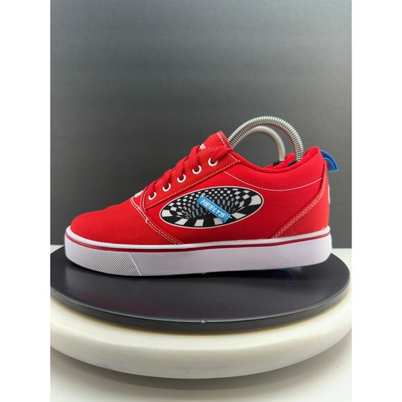 Heelys Pro 20 Prints Red Checkered Skate Shoes Size 7 Youth Womens 8.5 Skater - Picture 1 of 9